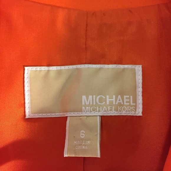 Michael Kors Orange Blazer - Picture 4 of 6